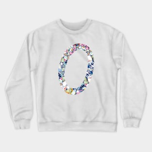 Gaudi Mosaic Letter O Crewneck Sweatshirt